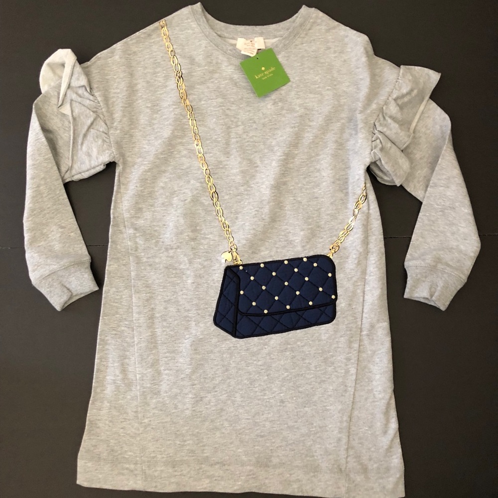New!! Kate Spade Girl Quilt Handbag Dress size 8
